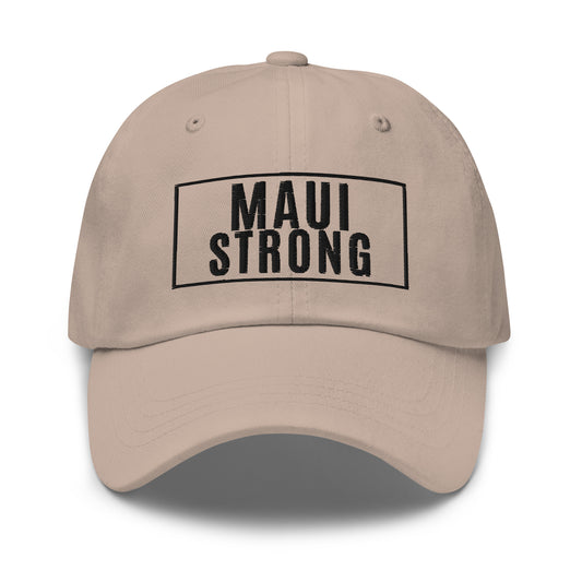 Maui Strong Dad Hat, Embroidered
